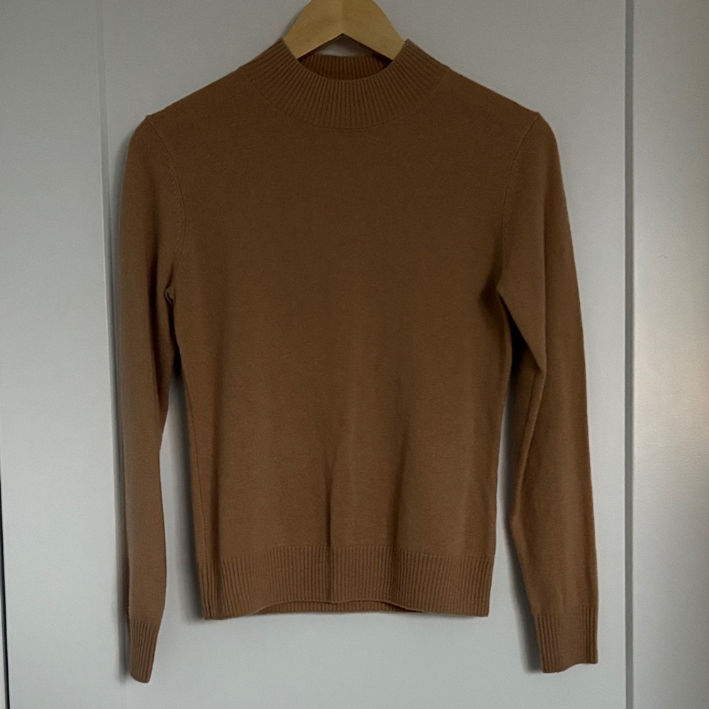 N PEAL Women’s Brown Long Sleeve 100% Cashmere Sweater, Fits XS/S - Picture 2 of 6